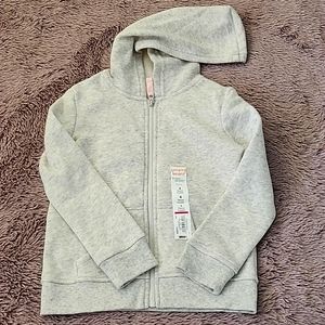 Heather Grey fleece hoodie